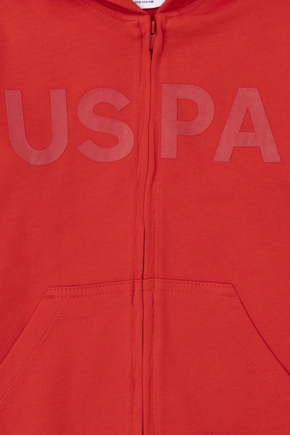 Erkek Çocuk Kırmızı Basic Sweatshirt