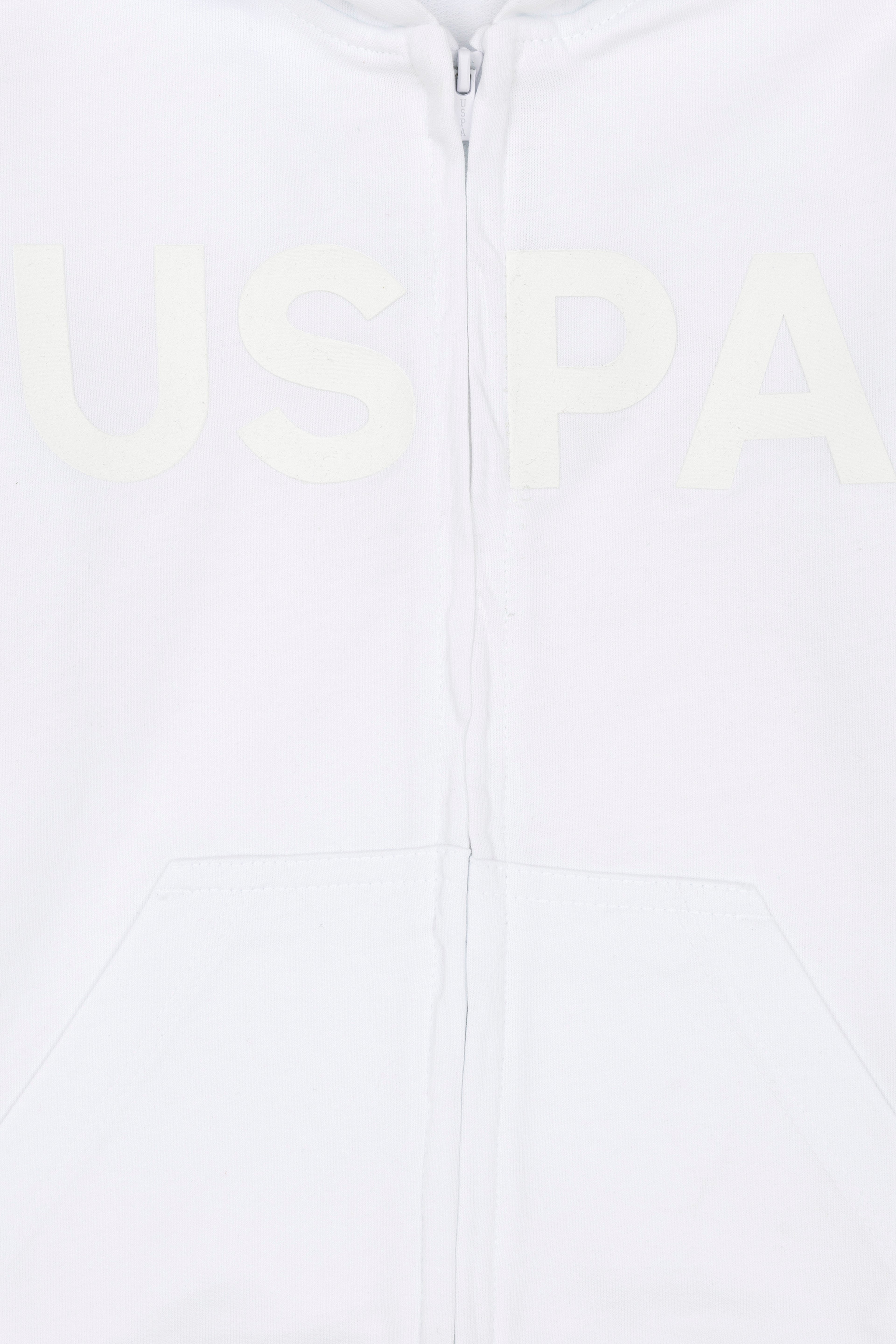 Erkek Çocuk Beyaz Basic Sweatshirt - Image 4