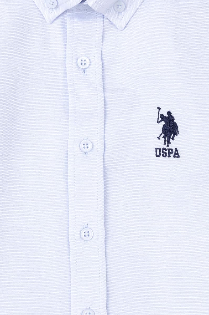 Erkek Çocuk Açık Mavi Uzun Kollu Basic Gömlek