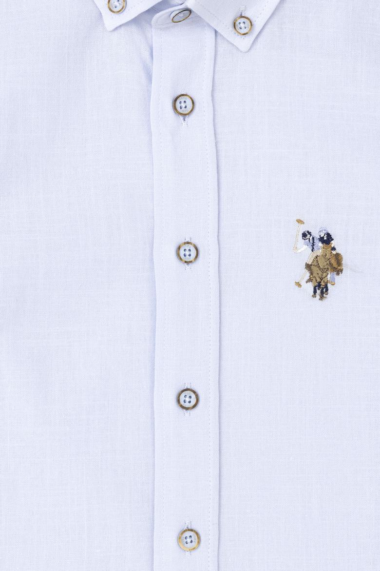 Erkek Çocuk Açık Mavi Kısa Kollu Gömlek - 50284019073