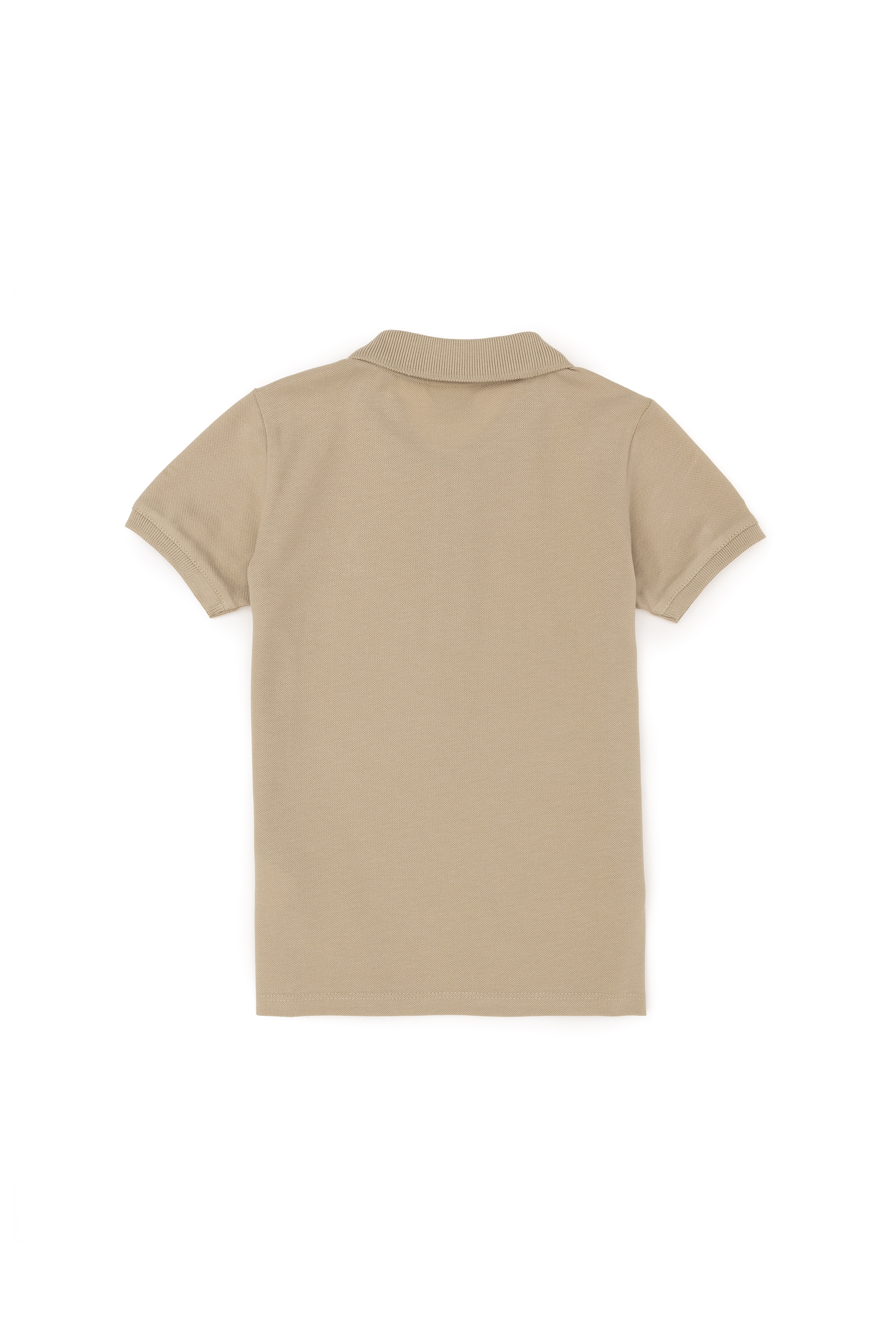 Erkek Çocuk Açık Haki Basic Polo Yaka Tişört