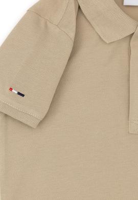 Erkek Çocuk Açık Haki Basic Polo Yaka Tişört - 50279572265