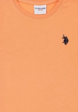 Erkek Çocuk Somon Basic Bisiklet Yaka Tişört - 50279612116