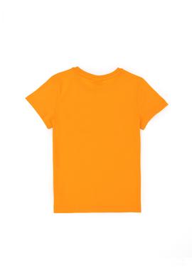 Erkek Çocuk Turuncu Basic Tişört - 50279612132