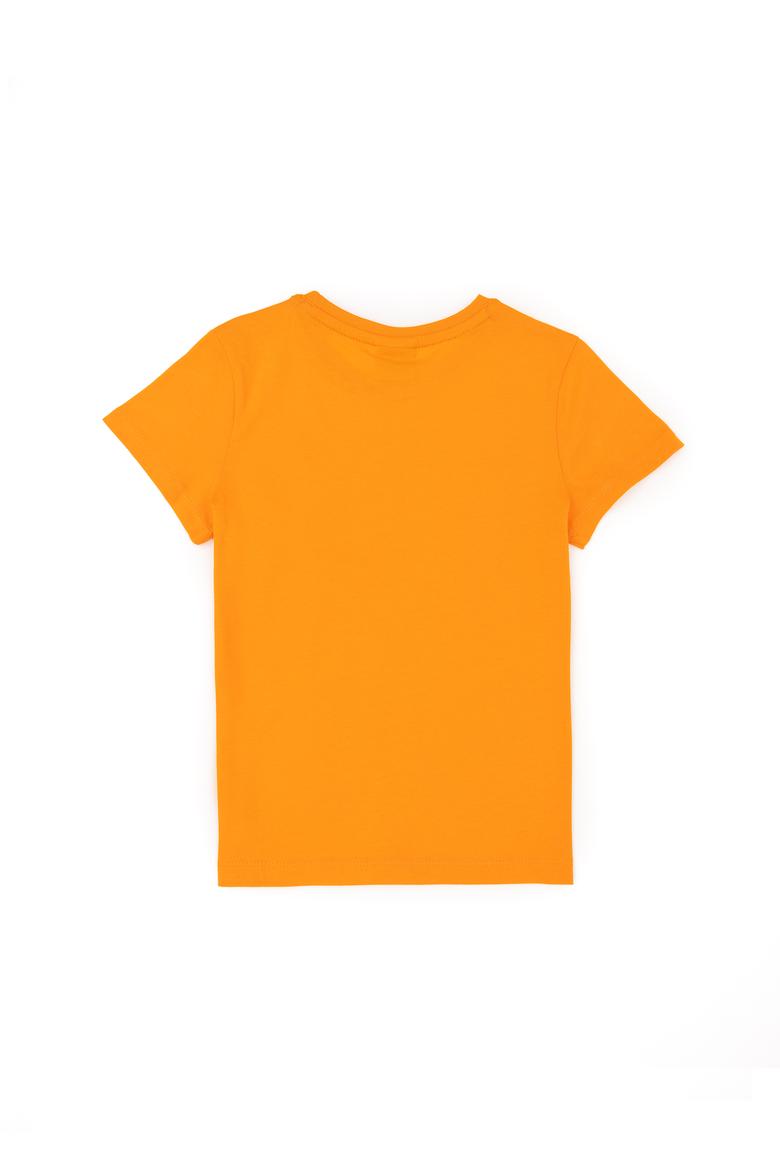Erkek Çocuk Turuncu Basic Tişört - 50279612132