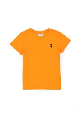 Erkek Çocuk Turuncu Basic Tişört - 50279612132