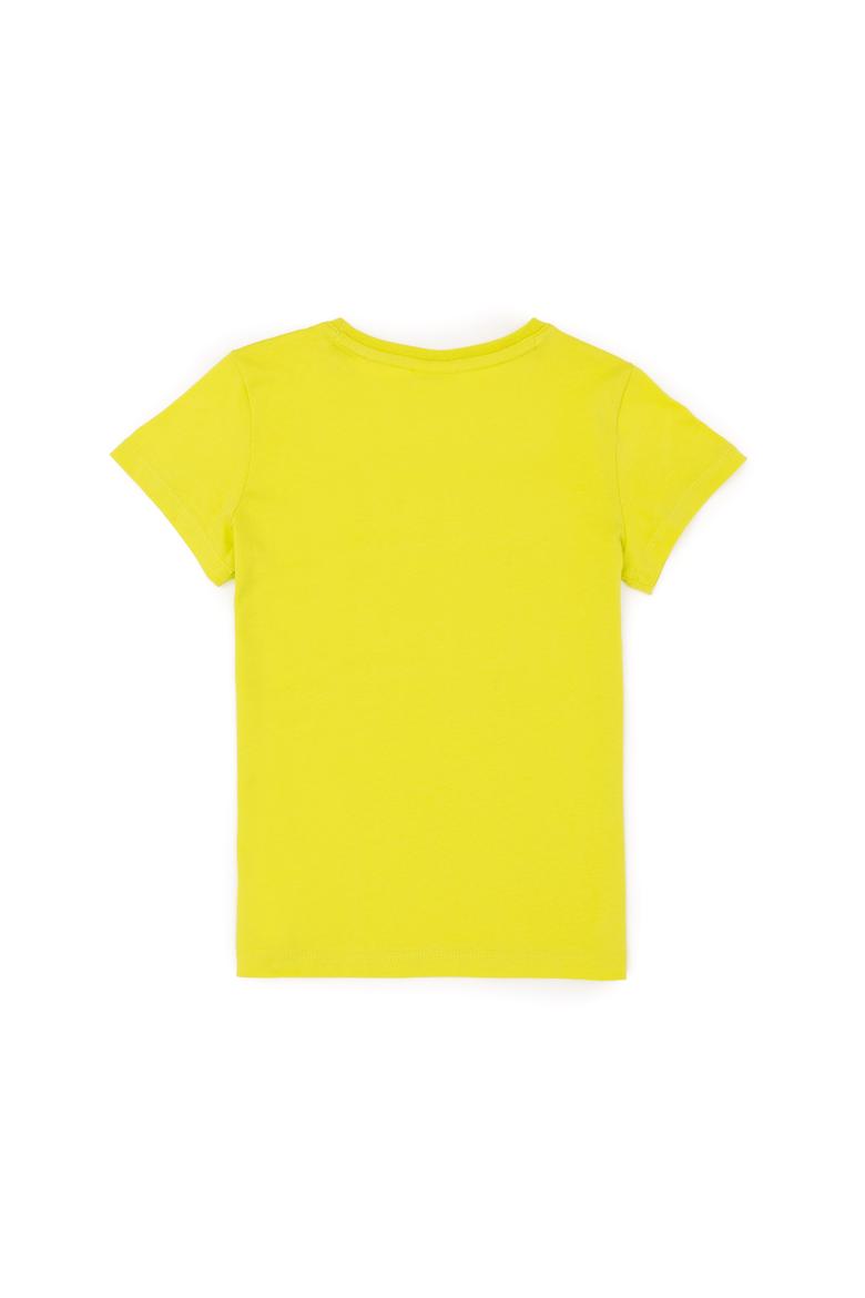 Erkek Çocuk Fıstık Yeşili Basic Bisiklet Yaka Tişört - 50279614174