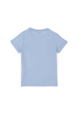 Erkek Çocuk Açık Mavi Basic Bisiklet Yaka Tişört - 50284819062