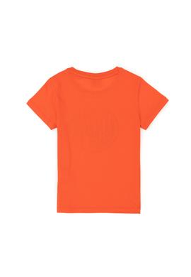 Erkek Çocuk Nar Çiçeği Basic Bisiklet Yaka Tişört - 50284819088