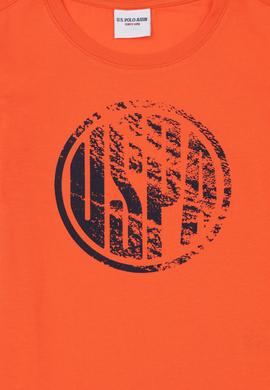 Erkek Çocuk Nar Çiçeği Basic Bisiklet Yaka Tişört - 50284819088