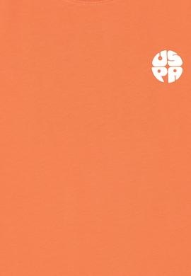 Erkek Çocuk Nar Çiçeği Bisiklet Yaka Tişört - 50288062046