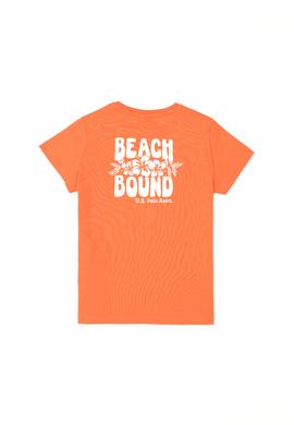 Erkek Çocuk Nar Çiçeği Bisiklet Yaka Tişört - 50288062046