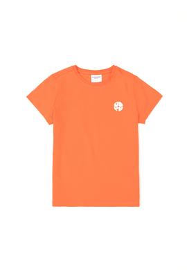 Erkek Çocuk Nar Çiçeği Bisiklet Yaka Tişört - 50288062046