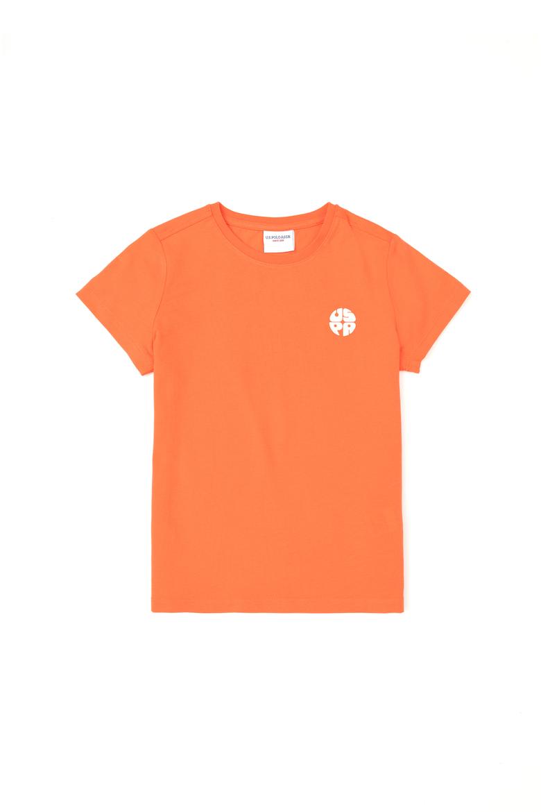 Erkek Çocuk Nar Çiçeği Bisiklet Yaka Tişört - 50288062046