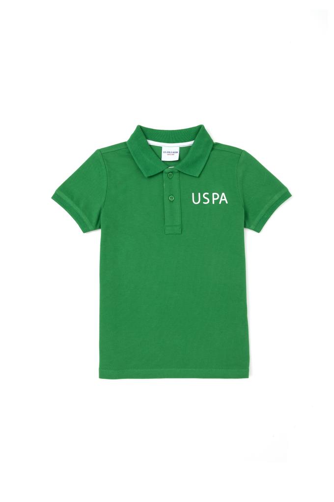 Erkek Çocuk Yeşil Polo Yaka Tişört