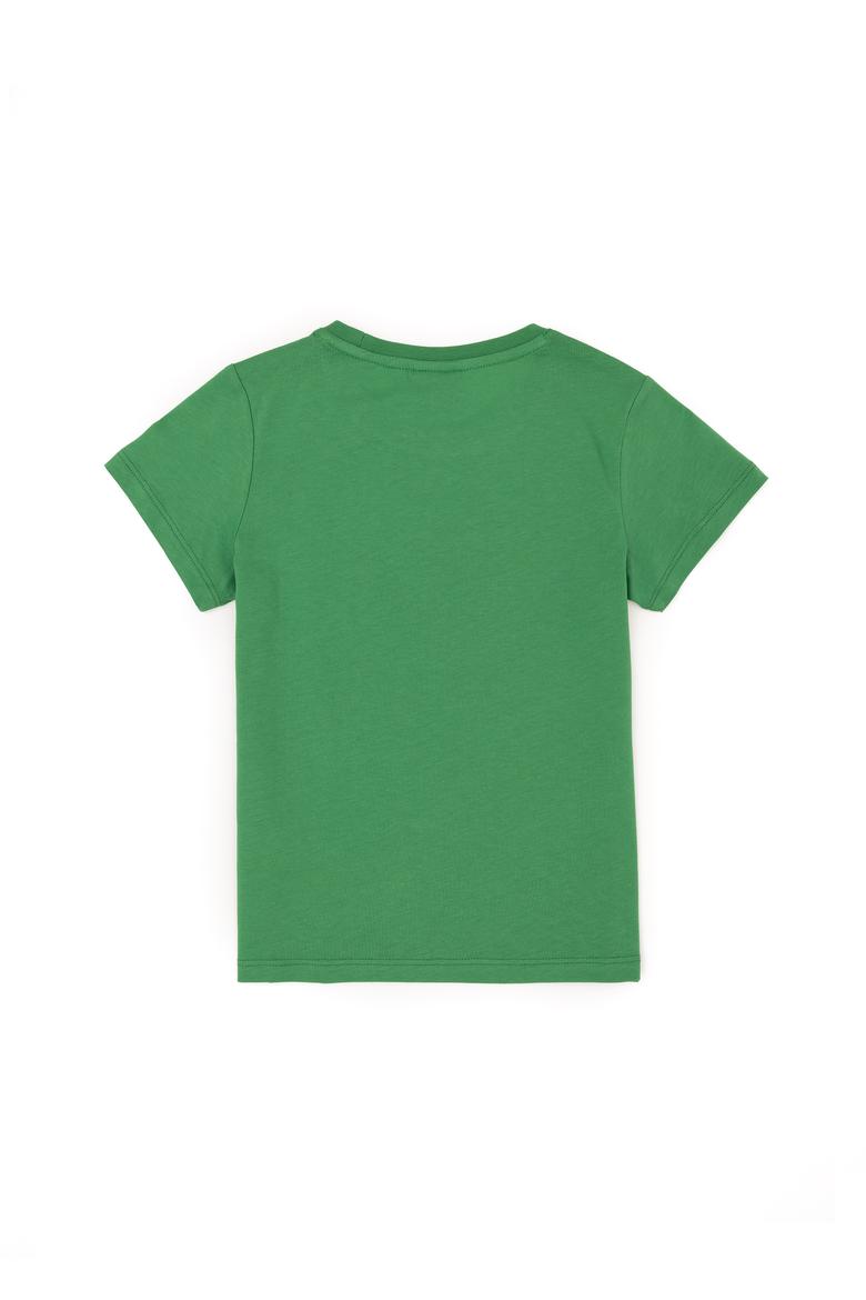Erkek Çocuk Yeşil Bisiklet Yaka Tişört - 50284895037