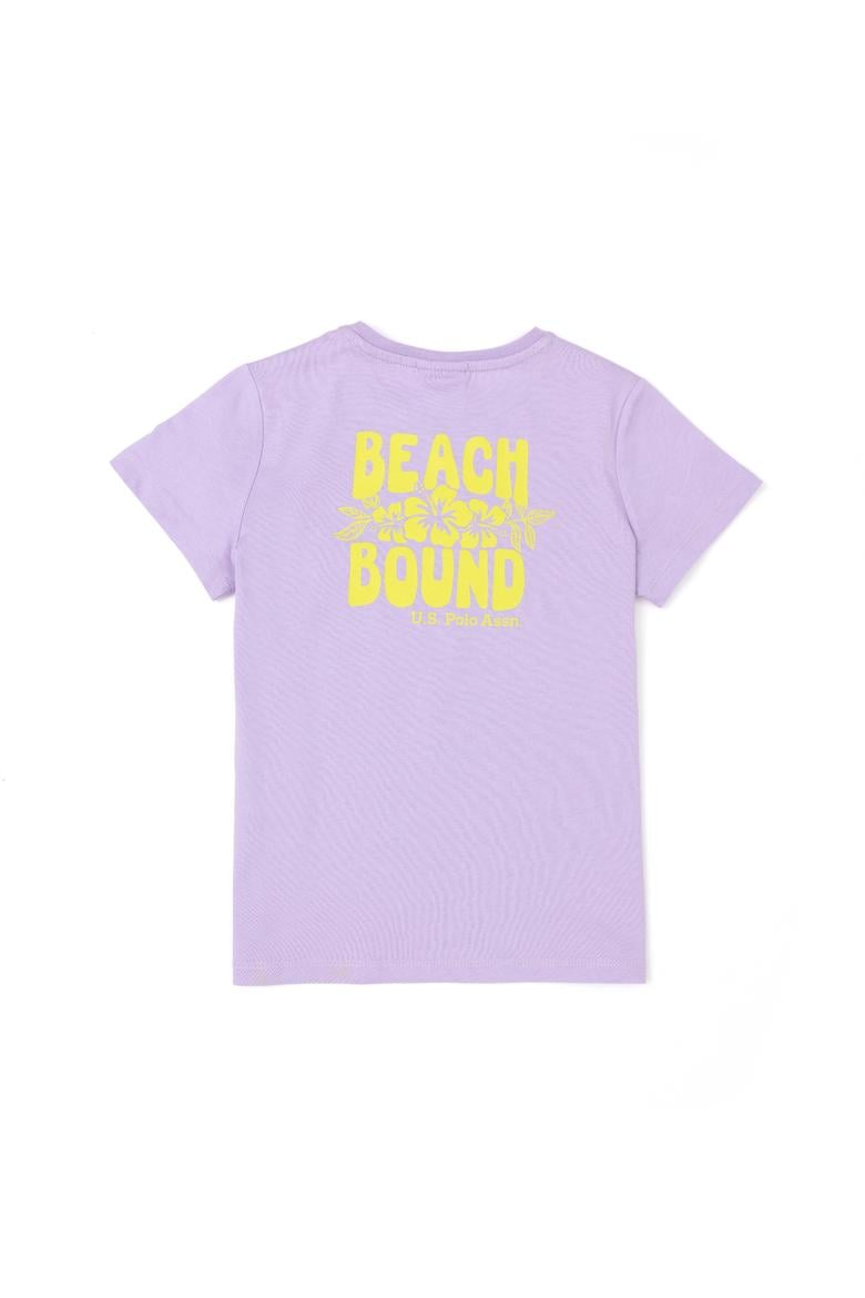 Erkek Çocuk Lila Bisiklet Yaka Tişört - 50288062013