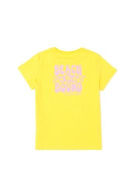 Erkek Çocuk Sarı Bisiklet Yaka Tişört - 50288062057