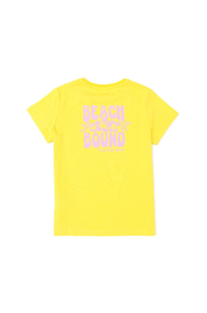 Erkek Çocuk Sarı Bisiklet Yaka Tişört