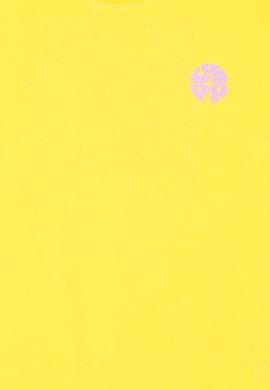 Erkek Çocuk Sarı Bisiklet Yaka Tişört - 50288062057