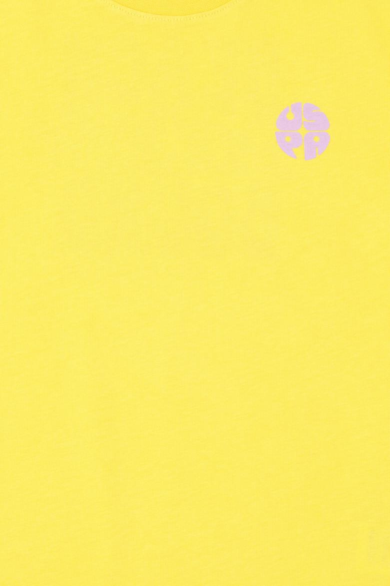 Erkek Çocuk Sarı Bisiklet Yaka Tişört - 50288062057