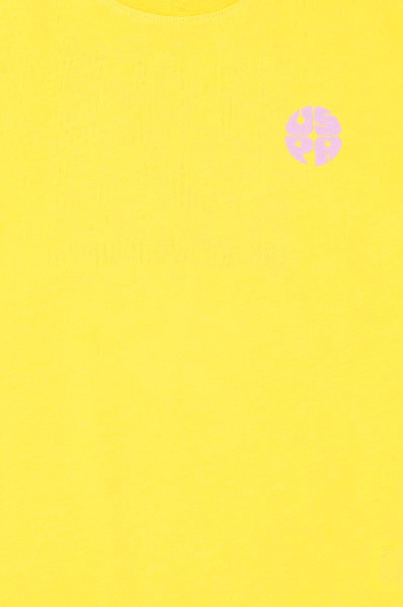 Erkek Çocuk Sarı Bisiklet Yaka Tişört