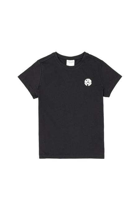 Erkek Çocuk Siyah Bisiklet Yaka Tişört