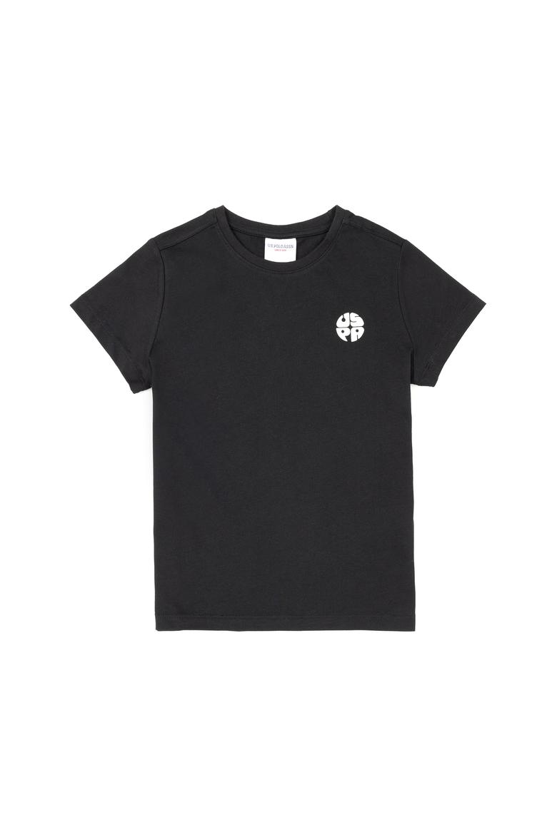 Erkek Çocuk Siyah Bisiklet Yaka Tişört