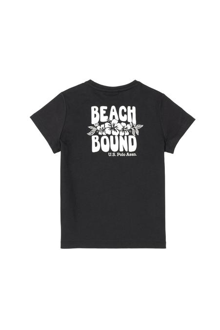 Erkek Çocuk Siyah Bisiklet Yaka Tişört