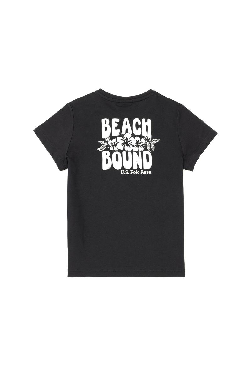 Erkek Çocuk Siyah Bisiklet Yaka Tişört - 50288062068