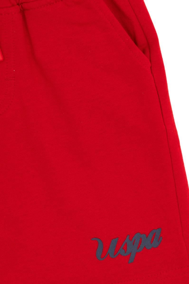 Erkek Çocuk Kırmızı Örme Şort