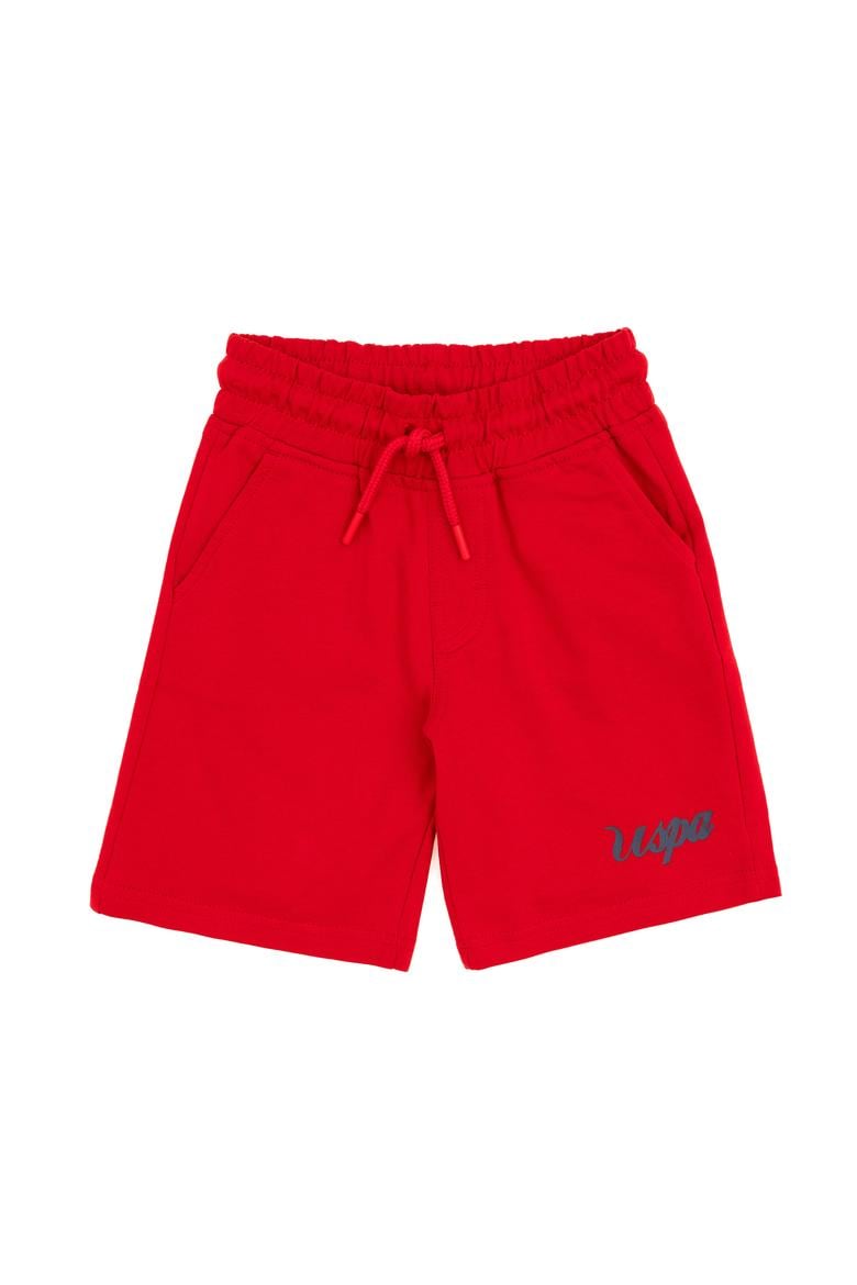 Erkek Çocuk Kırmızı Örme Şort