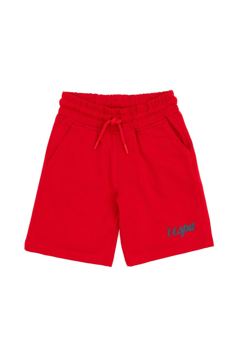 Erkek Çocuk Kırmızı Örme Şort