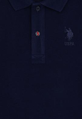 Erkek Çocuk Lacivert Basic Polo Yaka Tişört - 50279572089