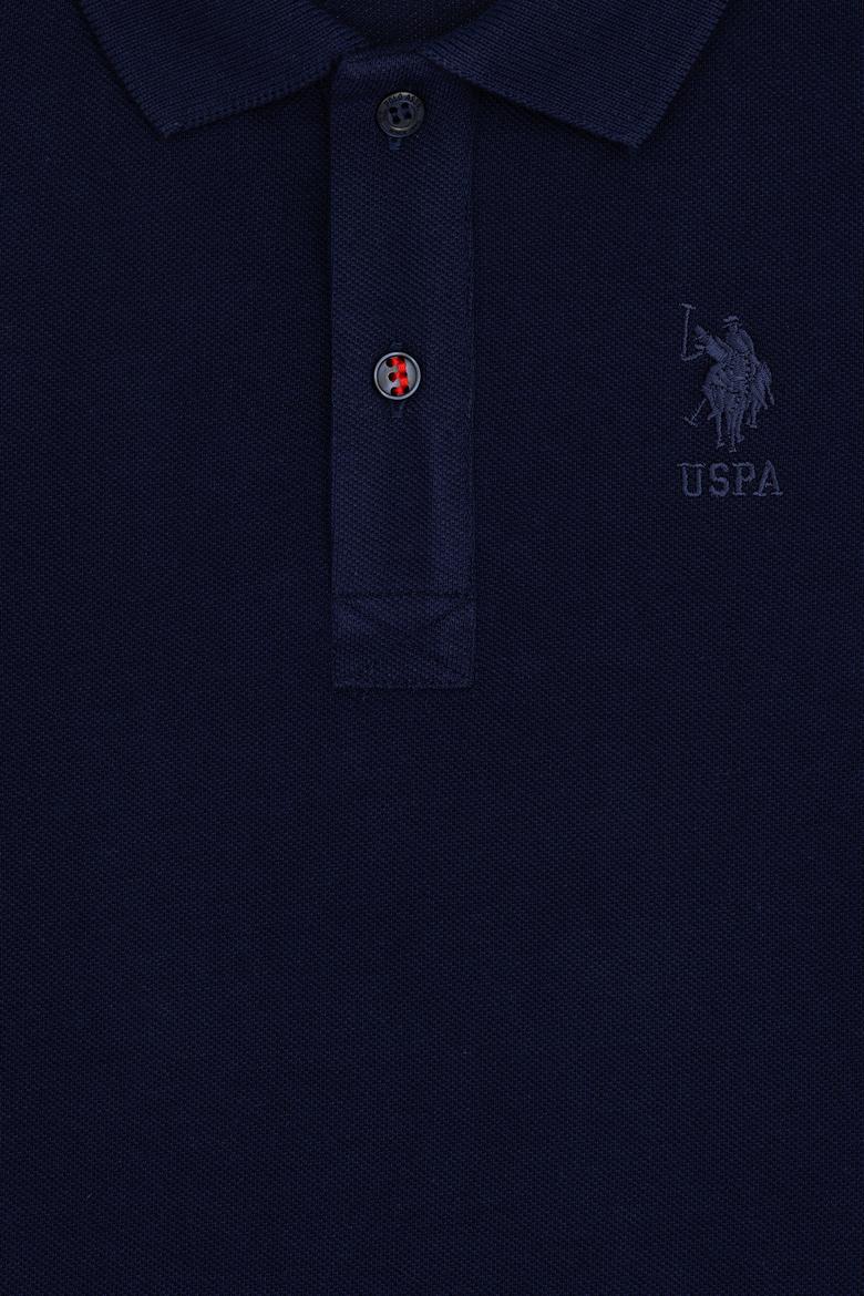 Erkek Çocuk Lacivert Basic Polo Yaka Tişört - 50279572089