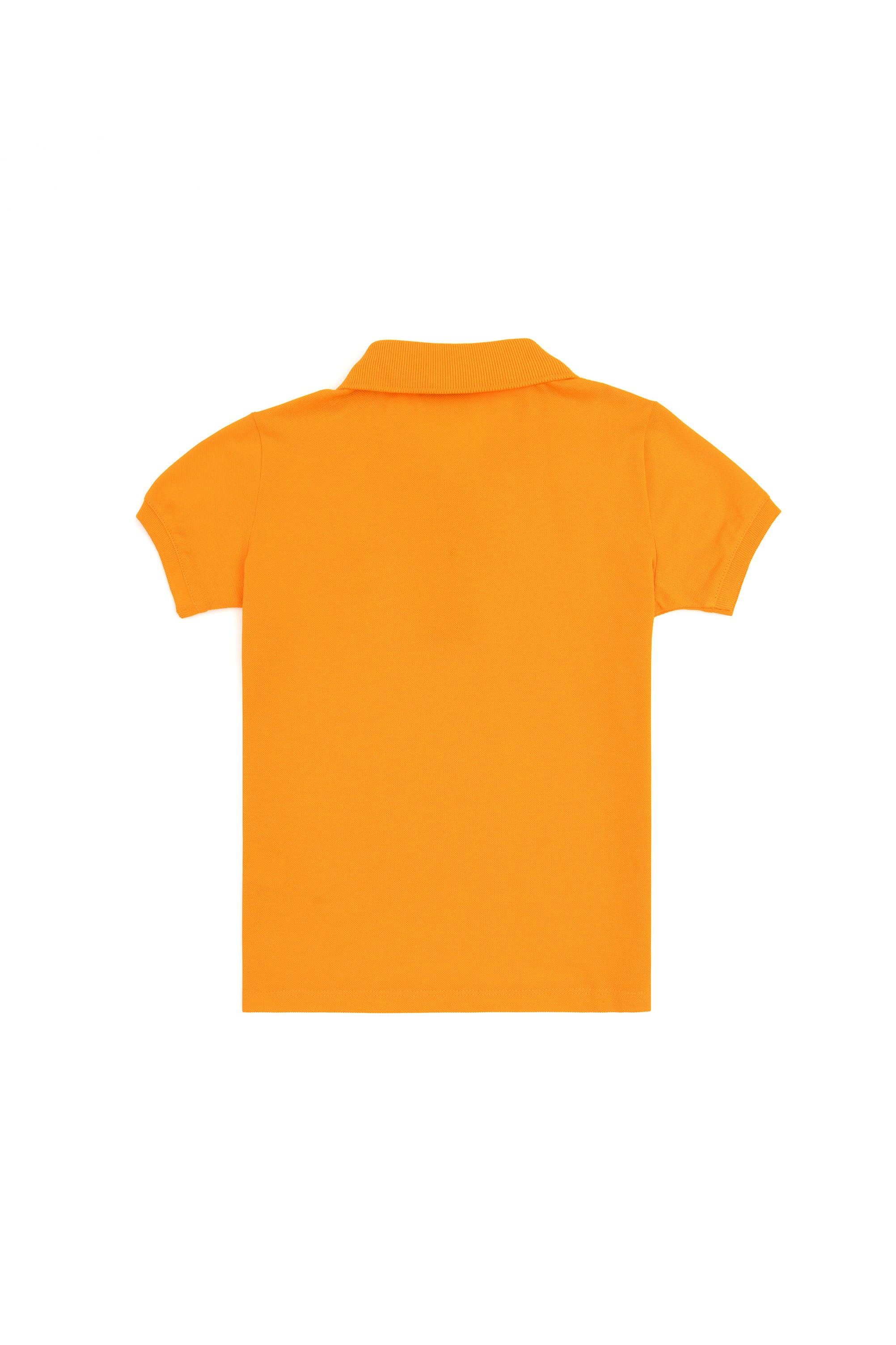 Erkek Çocuk Turuncu Basic Polo Yaka Tişört