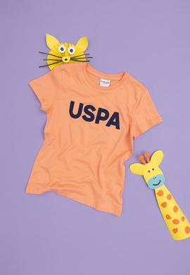 Erkek Çocuk Somon Basic Bisiklet Yaka Tişört - 50279614141