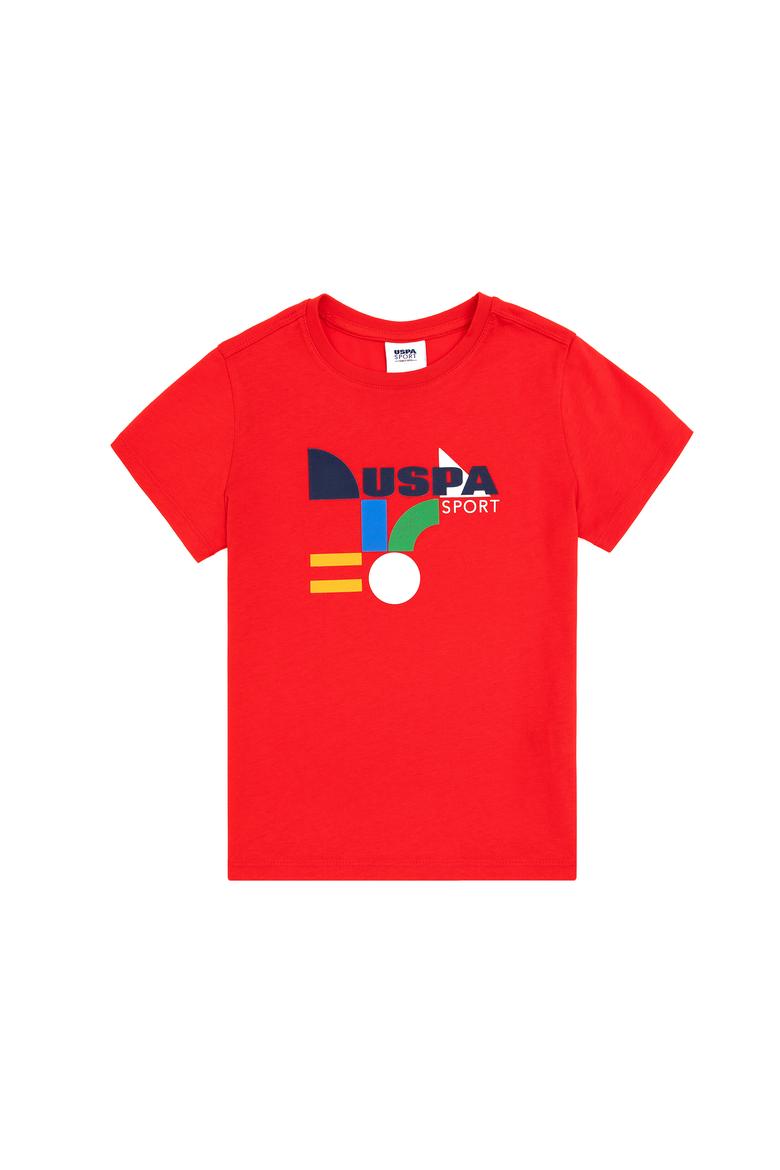 Erkek Çocuk Kırmızı Bisiklet Yaka Tişört - 50281489021