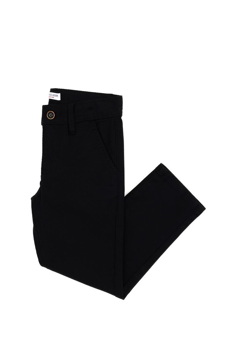 Erkek Çocuk Siyah Kanvas Pantolon