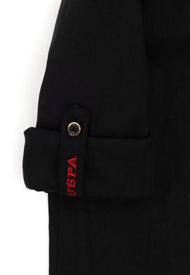 Erkek Çocuk Siyah Uzun Kollu Basic Gömlek - 50283994116