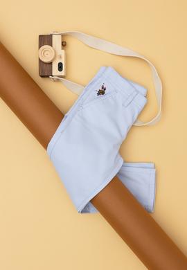 Erkek Çocuk Açık Mavi Kanvas Pantolon - 50283961013