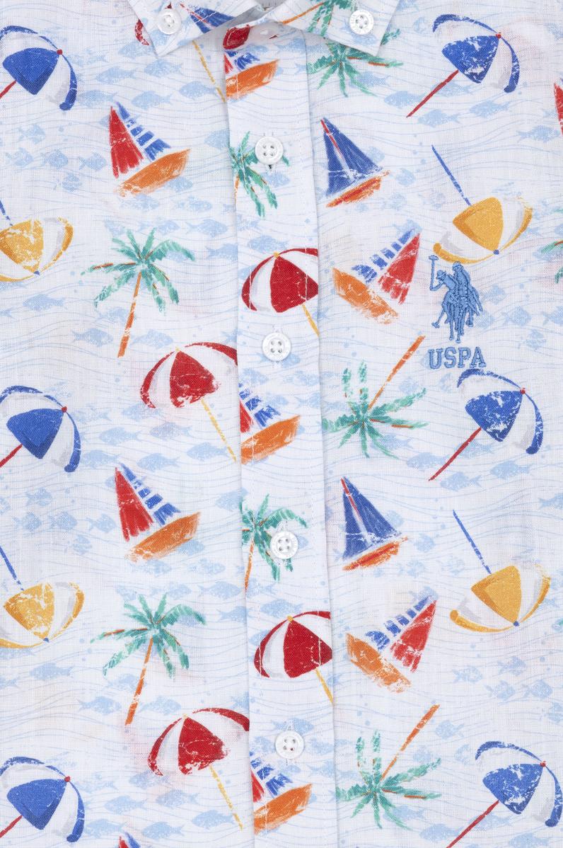 Erkek Çocuk Beyaz Uzun Kollu Gömlek