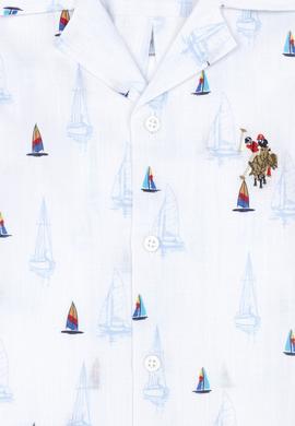 Erkek Çocuk Beyaz Kısa Kollu Gömlek - 50288717010