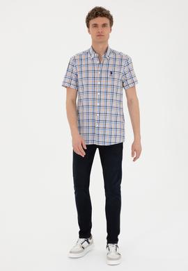 Erkek Saks Kısa Kollu Gömlek - 50263883042