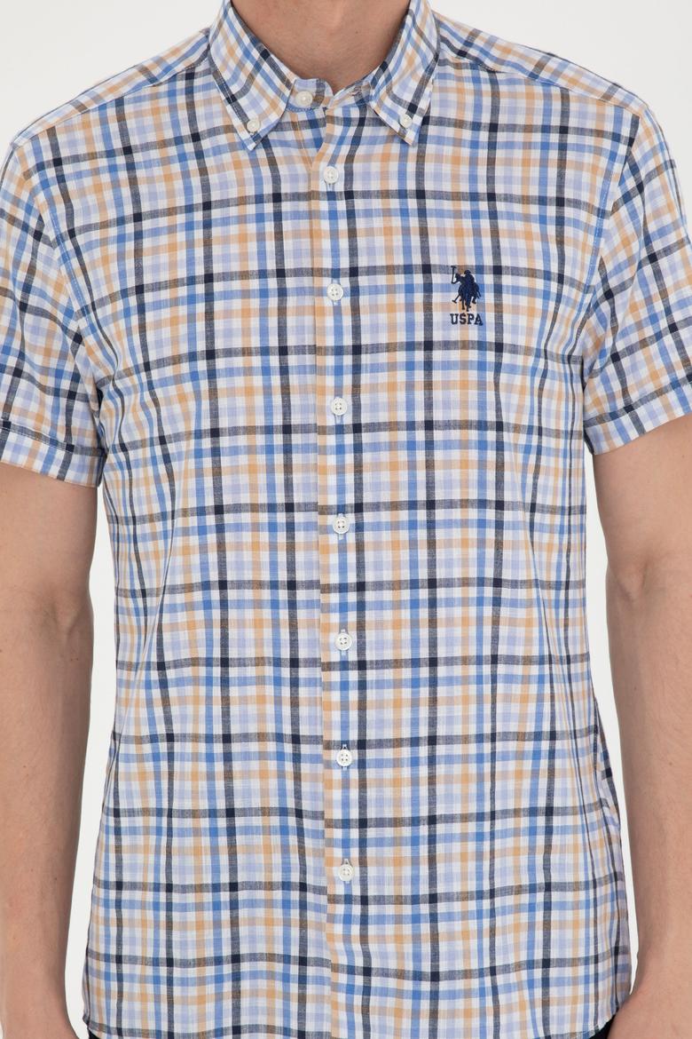 Erkek Saks Kısa Kollu Gömlek - 50263883042