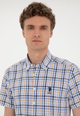 Erkek Saks Kısa Kollu Gömlek - 50263883042