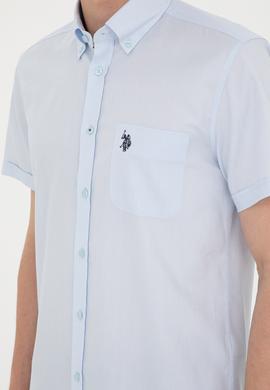 Erkek Açık Mavi Kısa Kollu Gömlek - 50282612003