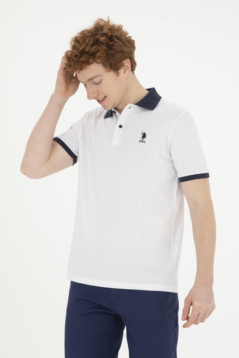 Erkek Beyaz Melanj Tişört - 50289864109