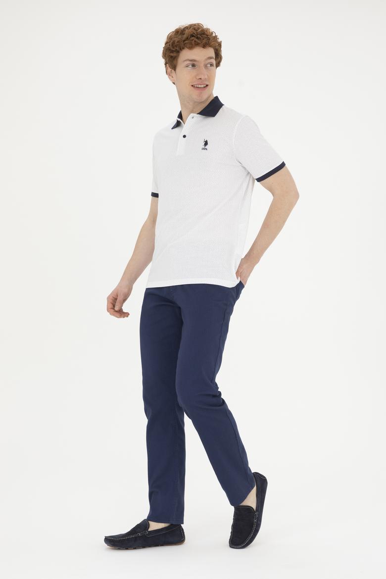 Erkek Beyaz Melanj Tişört - 50289864109