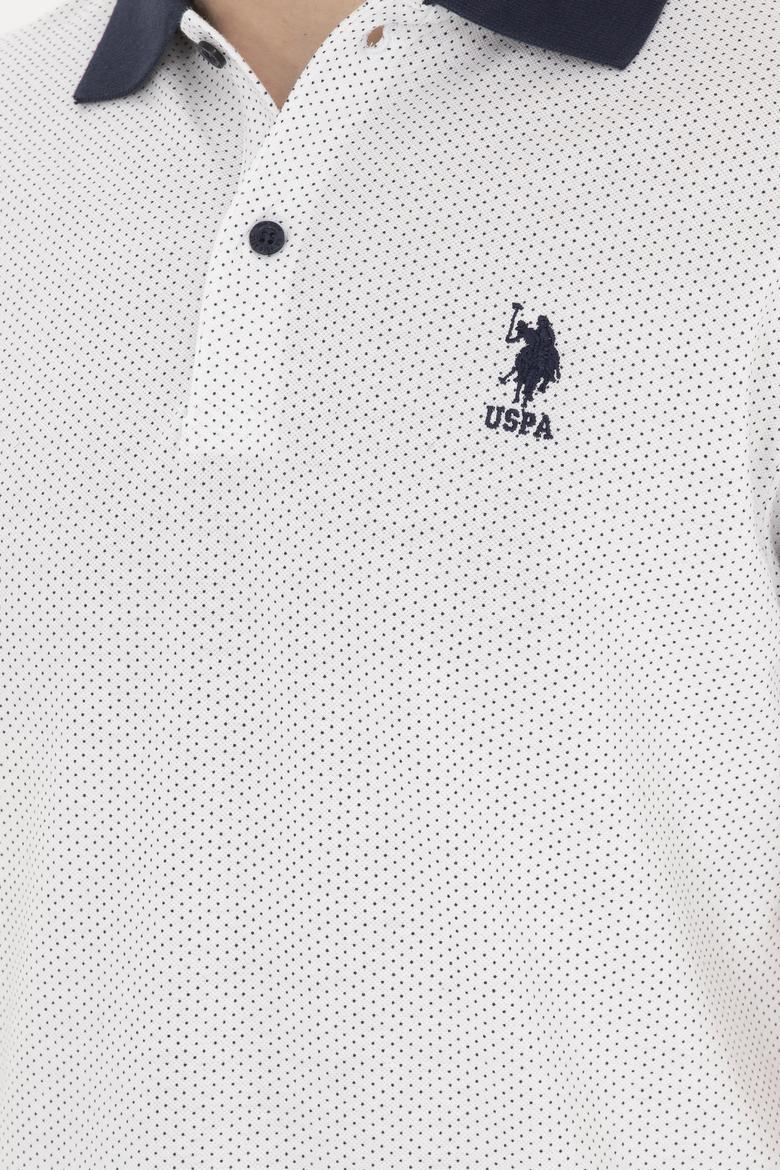 Erkek Beyaz Melanj Tişört - 50289864109